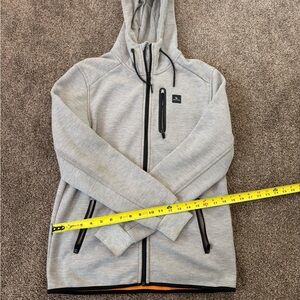 Quiksilver Gray Hooded Jacket